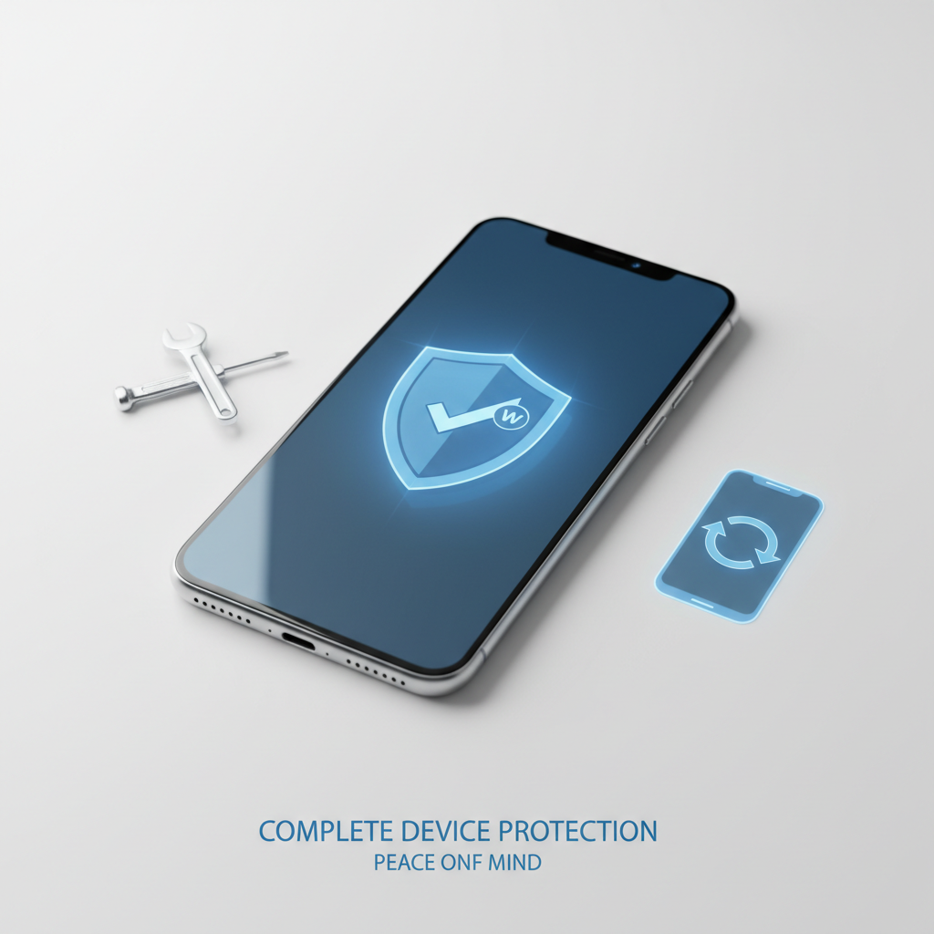 Device covered with repair or replacement